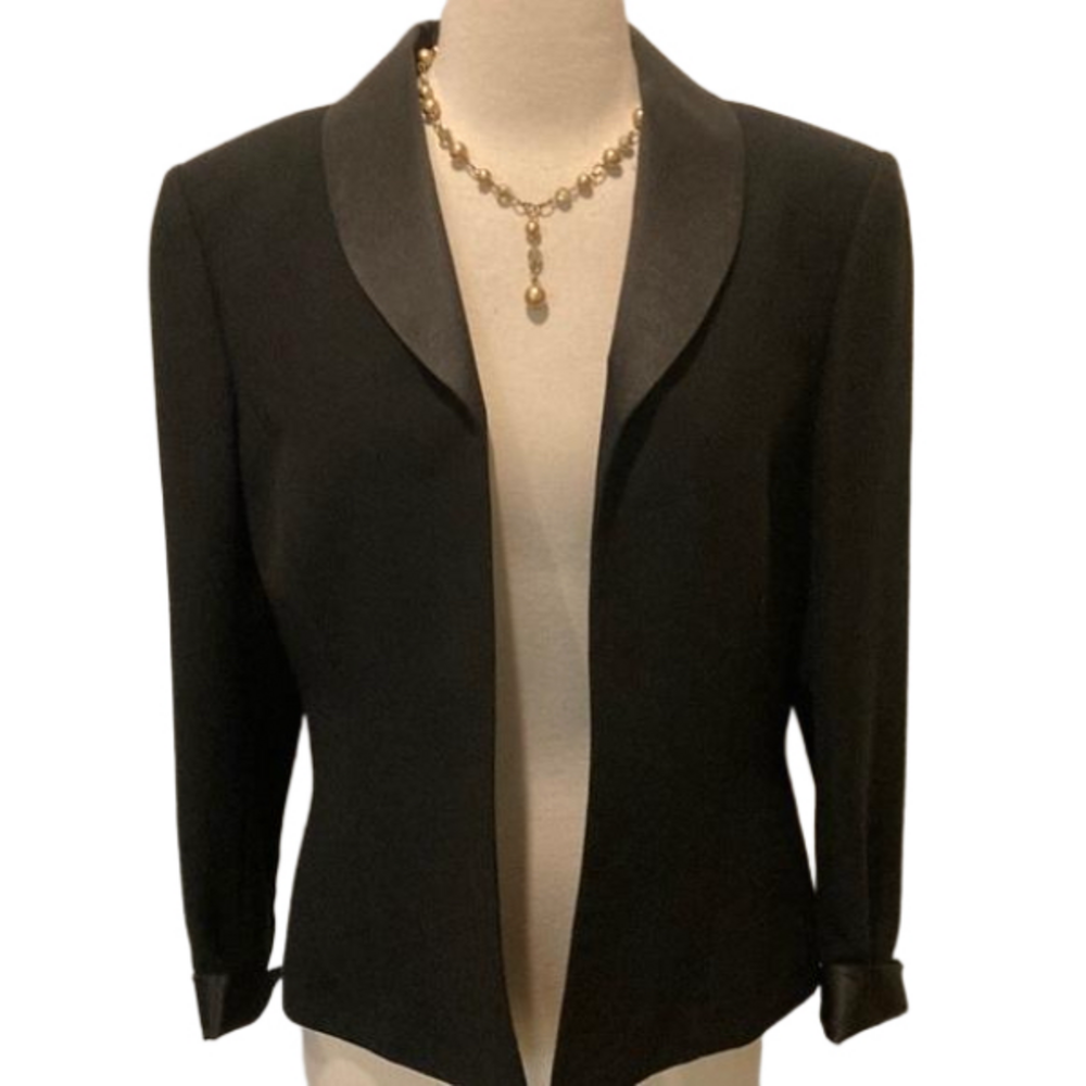 Kasper Tuxedo Style Jacket Size 10